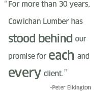 services | cowichan lumber